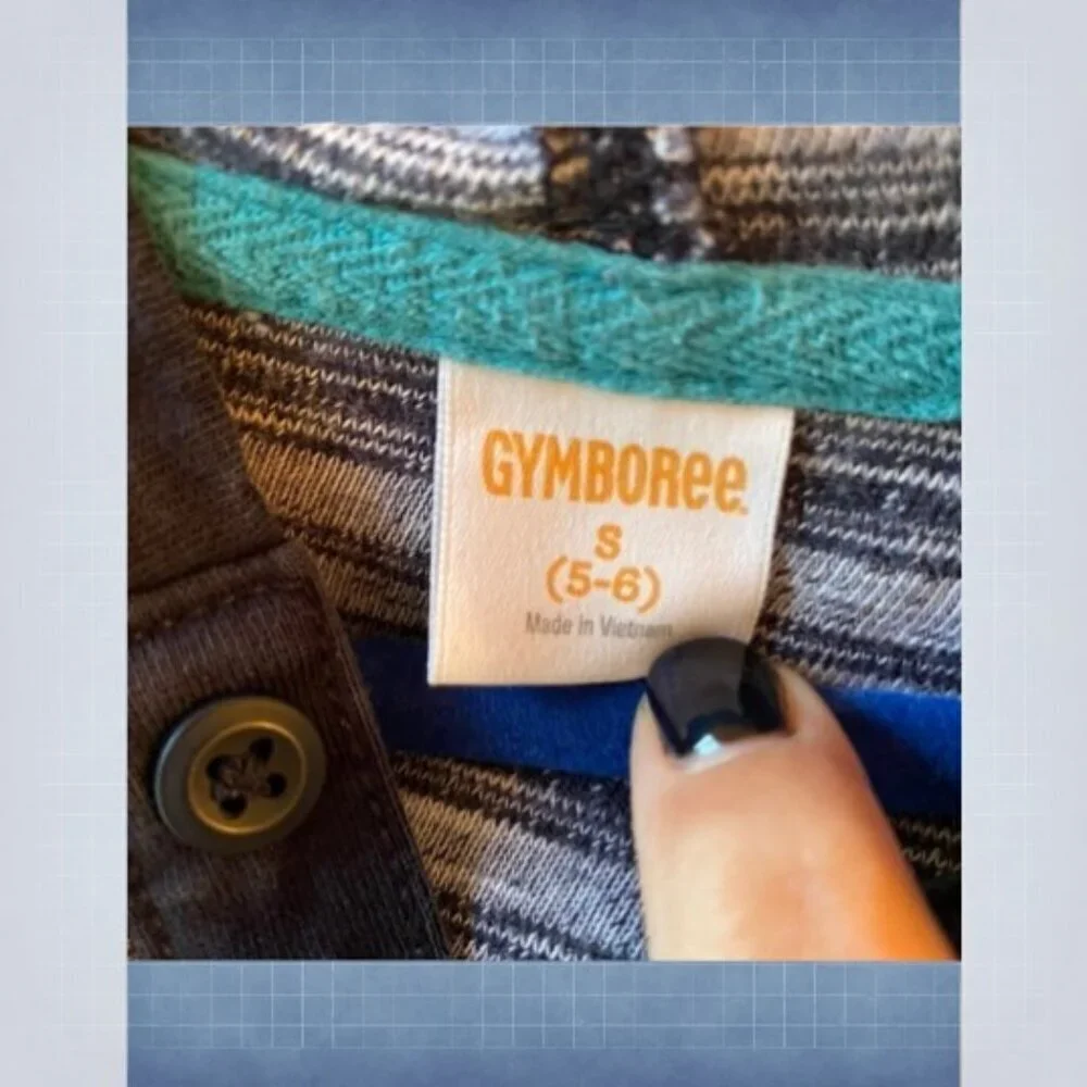 Gymboree Hooded Long Sleeve Shirt